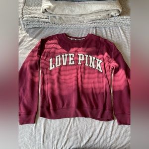 Maroon “Pink” Crewneck Sweatshirt